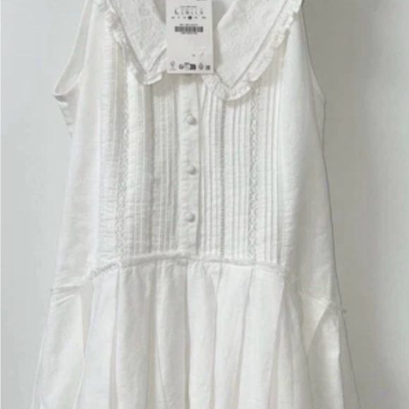 Zara White Midi Dress - Picture 6 of 8